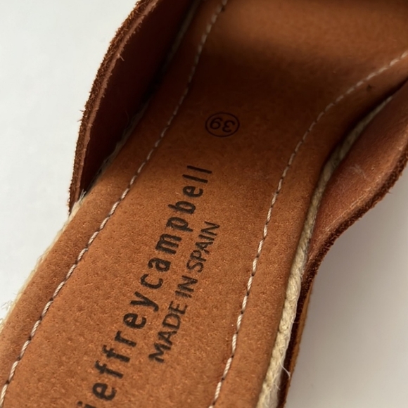 🌴 Jeffery Campbell brown slip-on platform slippers 🌴 - Picture 6 of 6